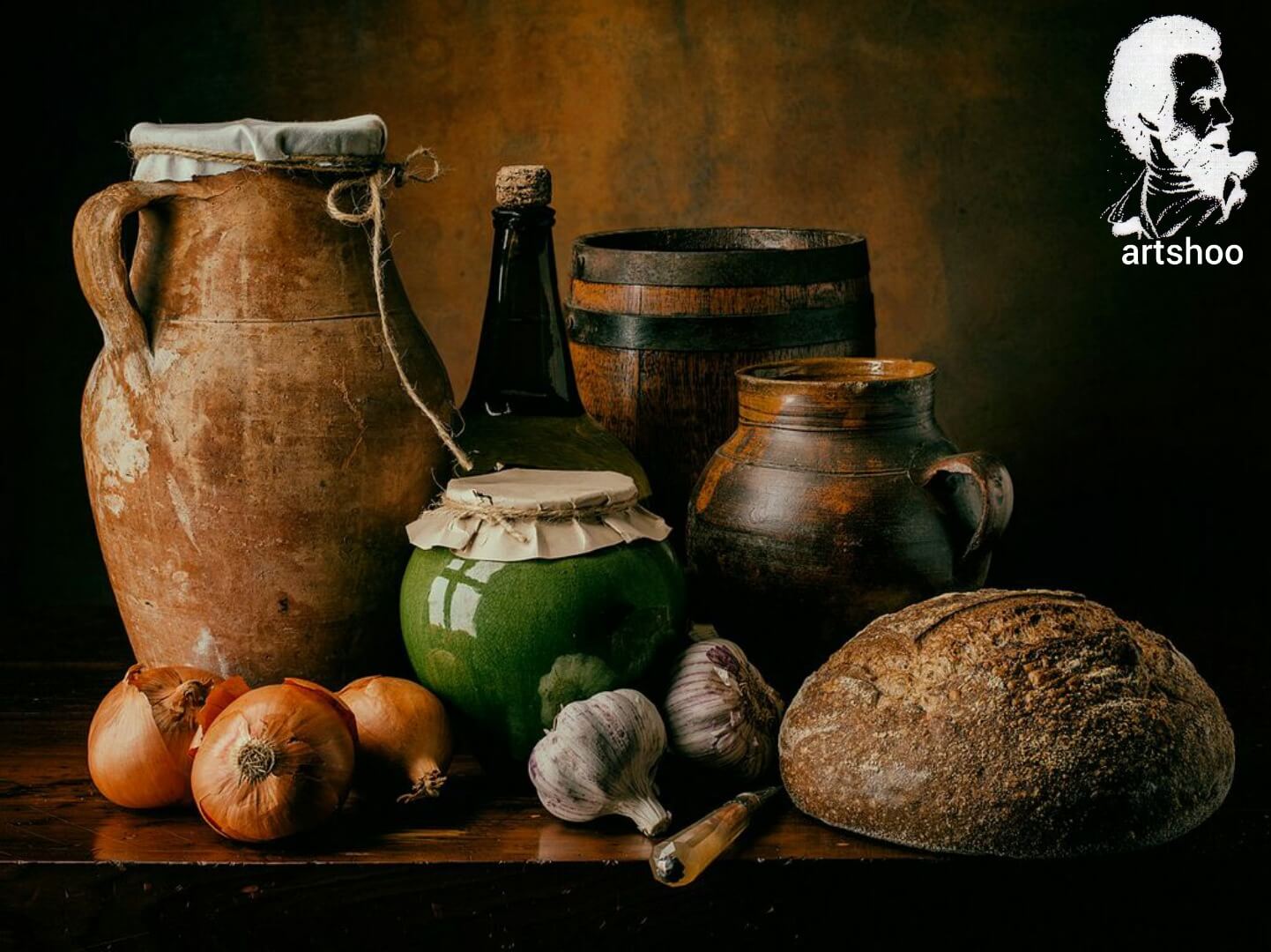 آموزش نقاشی رنگ روغن